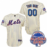 Customized New York Mets Baseball Jersey-Women's Stitched All Star White MLB Jersey,baseball caps,new era cap wholesale,wholesale hats