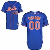 Customized New York Mets Baseball Jersey-Women's Stitched Alternate Blue Home Cool Base MLB Jersey,baseball caps,new era cap wholesale,wholesale hats