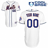 Customized New York Mets MLB Jersey-Men's Stitched Alternate White Cool Base Baseball Jersey,baseball caps,new era cap wholesale,wholesale hats