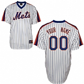 Customized New York Mets MLB Jersey-Men's Stitched Home Cooperstown White Baseball Jersey,baseball caps,new era cap wholesale,wholesale hats