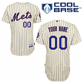 Customized New York Mets MLB Jersey-Men's Stitched Home White Cool Base Baseball Jersey,baseball caps,new era cap wholesale,wholesale hats