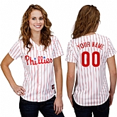 Customized Philadelphia Phillies Baseball Jersey-Women's Stitched Home White Cool Base MLB Jersey,baseball caps,new era cap wholesale,wholesale hats