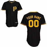 Customized Pittsburgh Pirates Baseball Jersey-Women's Stitched Alternate Black Cool Base MLB Jersey,baseball caps,new era cap wholesale,wholesale hats