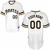 Customized Pittsburgh Pirates MLB Jersey-Men's Stitched Alternate White Cool Base Baseball Jersey,baseball caps,new era cap wholesale,wholesale hats