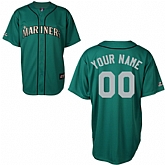 Customized Seattle Mariners Baseball Jersey-Women's Stitched Alternate Blue Cool Base MLB Jersey,baseball caps,new era cap wholesale,wholesale hats