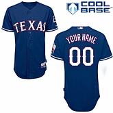 Customized Texas Rangers MLB Jersey-Men's Stitched Alternate Blue 2014 Cool Base Baseball Jersey,baseball caps,new era cap wholesale,wholesale hats