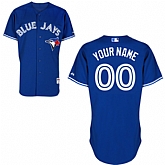 Customized Toronto Blue Jays MLB Jersey-Men's Stitched Alternate Blue Baseball Jersey,baseball caps,new era cap wholesale,wholesale hats