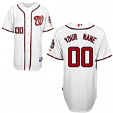 Customized Washington Nationals MLB Jersey-Men's Stitched Home White Cool Base Baseball Jersey,baseball caps,new era cap wholesale,wholesale hats