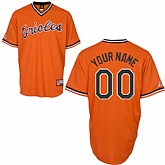 Customized Youth MLB Jersey-Baltimore Orioles Stitched Alternate Orange Cool Base Baseball Jersey,baseball caps,new era cap wholesale,wholesale hats