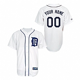 Customized Youth MLB Jersey-Detroit Tigers Stitched Home White Cool Base Baseball Jersey,baseball caps,new era cap wholesale,wholesale hats