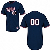 Customized Youth MLB Jersey-Minnesota Twins Stitched 2014 Dark Blue Cool Base BP Baseball Jersey,baseball caps,new era cap wholesale,wholesale hats