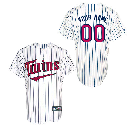 Customized Youth MLB Jersey-Minnesota Twins Stitched Alternate White Cool Base Baseball Jersey