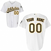 Customized Youth MLB Jersey-Oakland Athletics Stitched Home White Cool Base Baseball Jersey,baseball caps,new era cap wholesale,wholesale hats