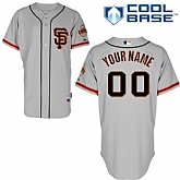 Customized Youth MLB Jersey-San Francisco Giants Stitched Gray Cool Base Baseball Jersey,baseball caps,new era cap wholesale,wholesale hats