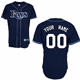 Customized Youth MLB Jersey-Tampa Bay Rays Stitched Alternate Dark Blue Cool Base Baseball Jersey,baseball caps,new era cap wholesale,wholesale hats