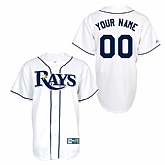 Customized Youth MLB Jersey-Tampa Bay Rays Stitched Home White Cool Base Baseball Jersey,baseball caps,new era cap wholesale,wholesale hats