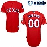Customized Youth MLB Jersey-Texas Rangers Stitched 2014 Alternate Red Cool Base Baseball Jersey,baseball caps,new era cap wholesale,wholesale hats