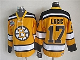 Boston Bruins #17 Milan Lucic Yellow 75TH CCM Throwback Jerseys,baseball caps,new era cap wholesale,wholesale hats