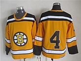 Boston Bruins #4 Bobby Orr Yellow CCM Throwback Jerseys,baseball caps,new era cap wholesale,wholesale hats