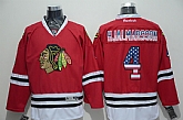Chicago Blackhawks #4 Niklas Hjalmarsson Red USA Flag Fashion Jerseys,baseball caps,new era cap wholesale,wholesale hats