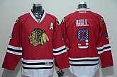 Chicago Blackhawks #9 Bobby Hull Red USA Flag Fashion Jerseys,baseball caps,new era cap wholesale,wholesale hats