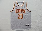 Cleveland Cavaliers #23 LeBron James Gray Fashion Jerseys,baseball caps,new era cap wholesale,wholesale hats