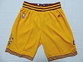 Cleveland Cavaliers NBA Shorts Yellow,baseball caps,new era cap wholesale,wholesale hats