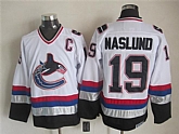 Vancouver Canucks #19 Naslund White CCM Throwback Jerseys,baseball caps,new era cap wholesale,wholesale hats