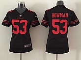 Womens Nike San Francisco 49ers #53 NaVorro Bowman 2015 Black Game Jerseys,baseball caps,new era cap wholesale,wholesale hats