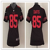 Womens Nike San Francisco 49ers #85 Vernon Davis 2015 Black Game Jerseys,baseball caps,new era cap wholesale,wholesale hats