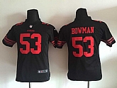 Youth Nike San Francisco 49ers #53 NaVorro Bowman 2015 Black Game Jerseys,baseball caps,new era cap wholesale,wholesale hats