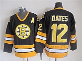 Boston Bruins #12 Oates Black CCM Throwback Jerseys,baseball caps,new era cap wholesale,wholesale hats