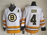 Boston Bruins #4 Bobby Orr White Throwback CCM Jerseys,baseball caps,new era cap wholesale,wholesale hats