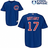 Chicago Cubs #17 Bryant Blue Cool Base Jersey,baseball caps,new era cap wholesale,wholesale hats