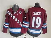 Colorado Avalanche #19 Joe Sakic Red CCM Throwback Jerseys,baseball caps,new era cap wholesale,wholesale hats