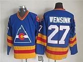 Colorado Avalanche #27 John Wensink Blue CCM Throwback Jerseys,baseball caps,new era cap wholesale,wholesale hats