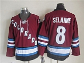 Colorado Avalanche #8 Teemu Selanne Red CCM Throwback Jerseys,baseball caps,new era cap wholesale,wholesale hats