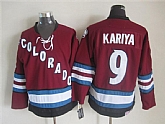 Colorado Avalanche #9 Paul Kariya Red CCM Throwback Jerseys,baseball caps,new era cap wholesale,wholesale hats