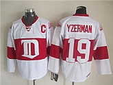 Detroit Red Wings #19 Steve Yzerman White-Red CCM Throwback Jerseys,baseball caps,new era cap wholesale,wholesale hats