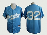Los Angeles Dodgers #32 Sandy Koufax Light Blue Throwback Jerseys,baseball caps,new era cap wholesale,wholesale hats