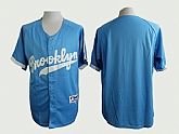 Los Angeles Dodgers Blank Light Blue Throwback Jerseys,baseball caps,new era cap wholesale,wholesale hats