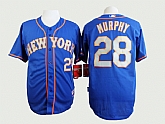 New York Mets #28 Murphy 1987 Throwback Blue Jerseys,baseball caps,new era cap wholesale,wholesale hats