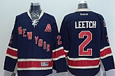 New York Rangers #2 Brian Leetch Dark Blue Jerseys,baseball caps,new era cap wholesale,wholesale hats