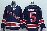 New York Rangers #5 Dan Girardi Dark Blue Jerseys,baseball caps,new era cap wholesale,wholesale hats