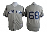 New York Yankees #68 Betances Gray Jersey,baseball caps,new era cap wholesale,wholesale hats