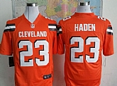 Nike Cleveland Browns #23 Joe Haden 2015 Orange Game Jerseys,baseball caps,new era cap wholesale,wholesale hats
