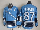 Pittsburgh Penguins #87 Sidney Crosby Light Blue CCM Throwback Jerseys,baseball caps,new era cap wholesale,wholesale hats