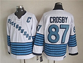 Pittsburgh Penguins #87 Sidney Crosby White-Blue CCM Throwback Jerseys,baseball caps,new era cap wholesale,wholesale hats