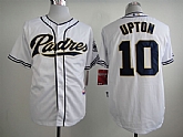 San Diego Padres #10 Justin Upton White Jersey,baseball caps,new era cap wholesale,wholesale hats