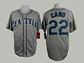 Seattle Mariners #22 Cano Gray Cool Base Jersey,baseball caps,new era cap wholesale,wholesale hats